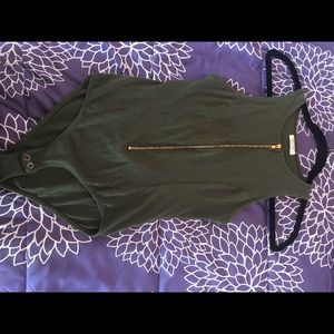 One piece olive green